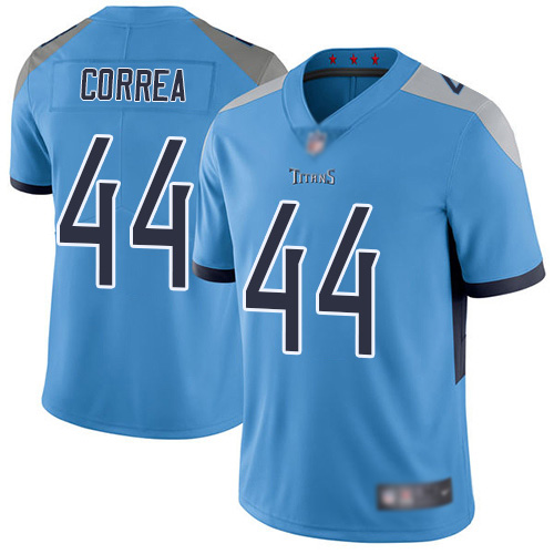 Tennessee Titans Limited Light Blue Men Kamalei Correa Alternate Jersey NFL Football 44 Vapor Untouchable